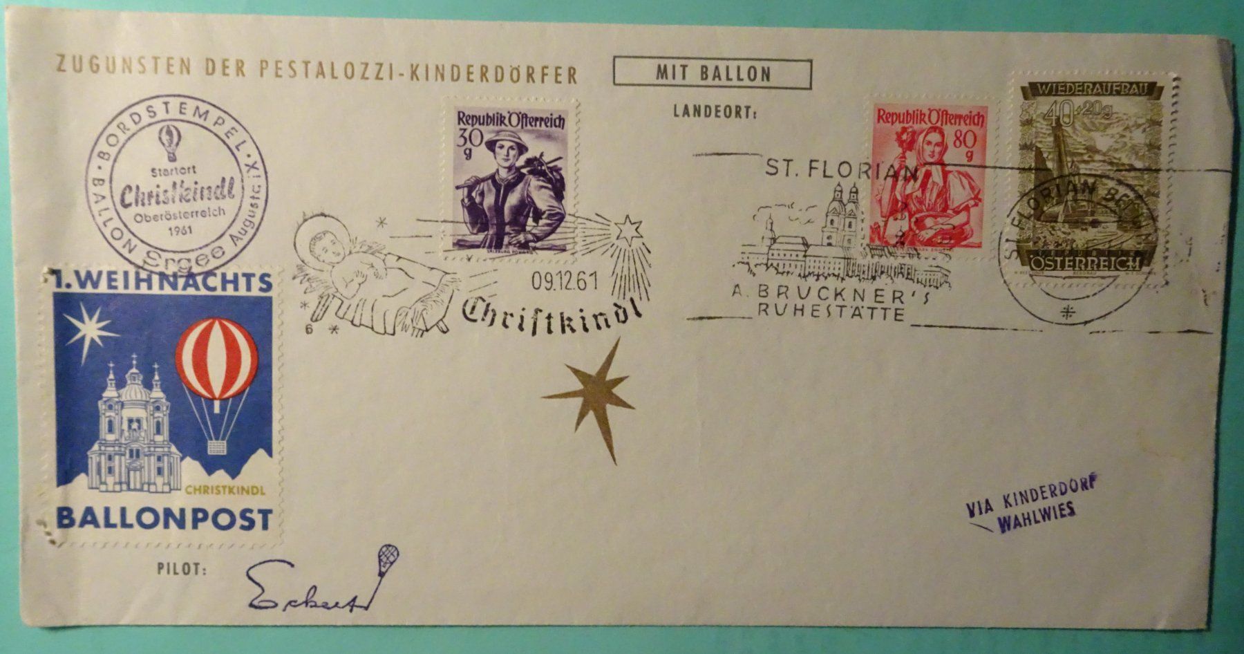 Tous les timbres: Österreich Ballonpost – D'occasion à Feldbrunnen par MarcusSO