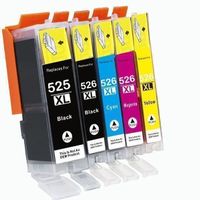 5xCANON PIXMA IP4850MG5150525BK,526-YCM