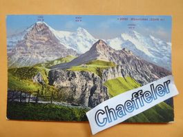 1920 Eiger, Mönch & Jungfrau, Männlichen
