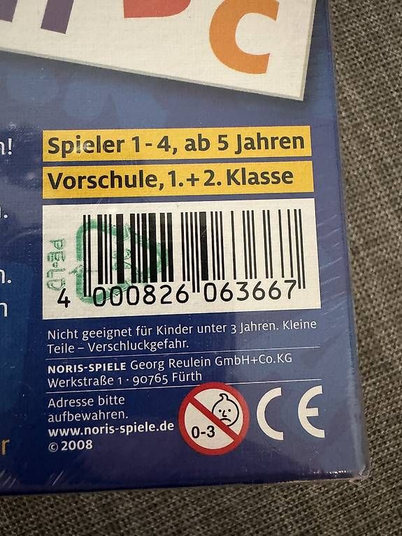 Giochi: Konzentration Spiel Original verpackt – Nuovo e nell'imballaggio originale da Muttenz venduto da jubzim 2