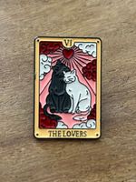 Pin Katzen Tarotkarte The Lovers