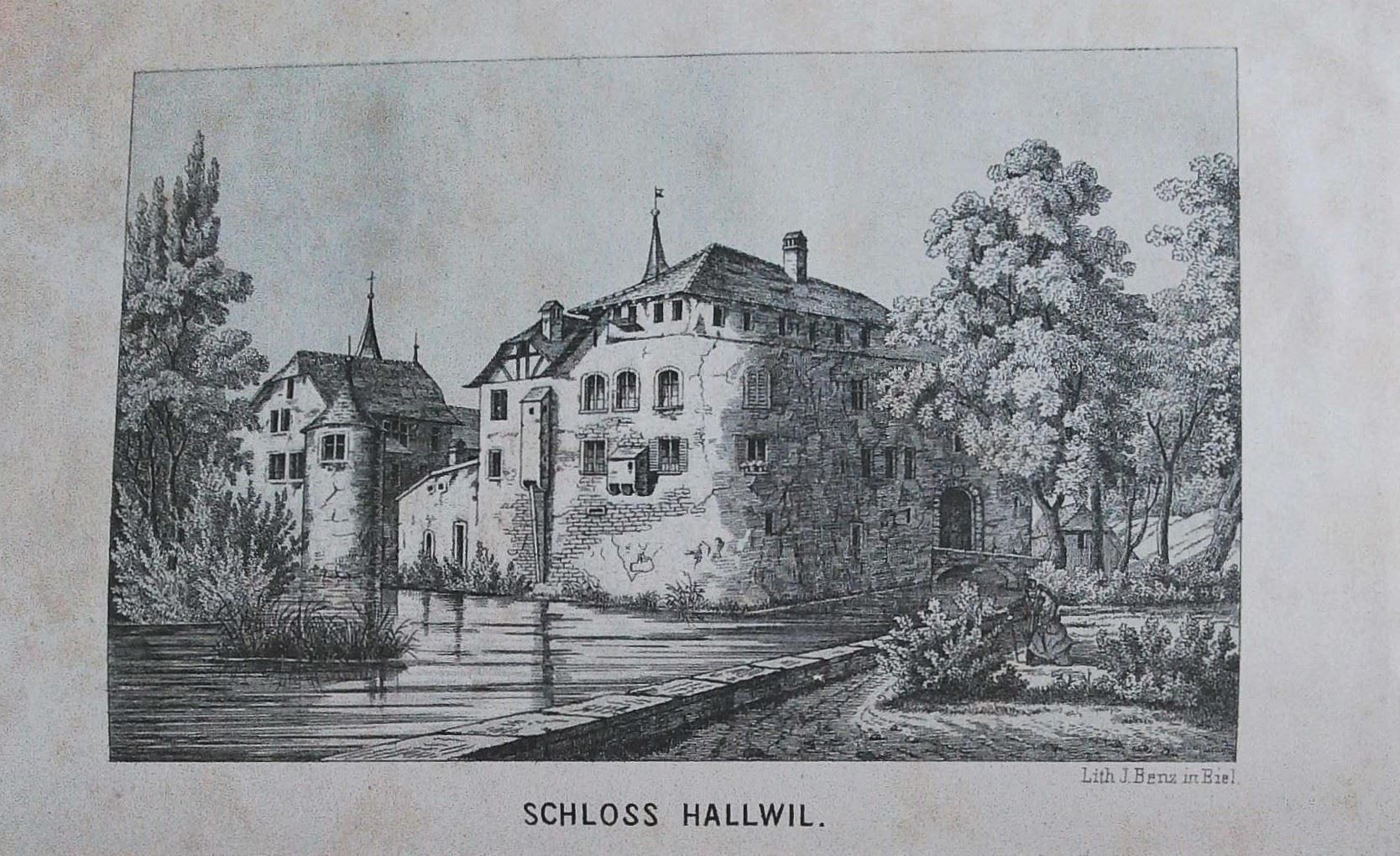 Libri: Hallwil 1872 mit Ansicht sehr selten – Usato da Rafz venduto da booksell