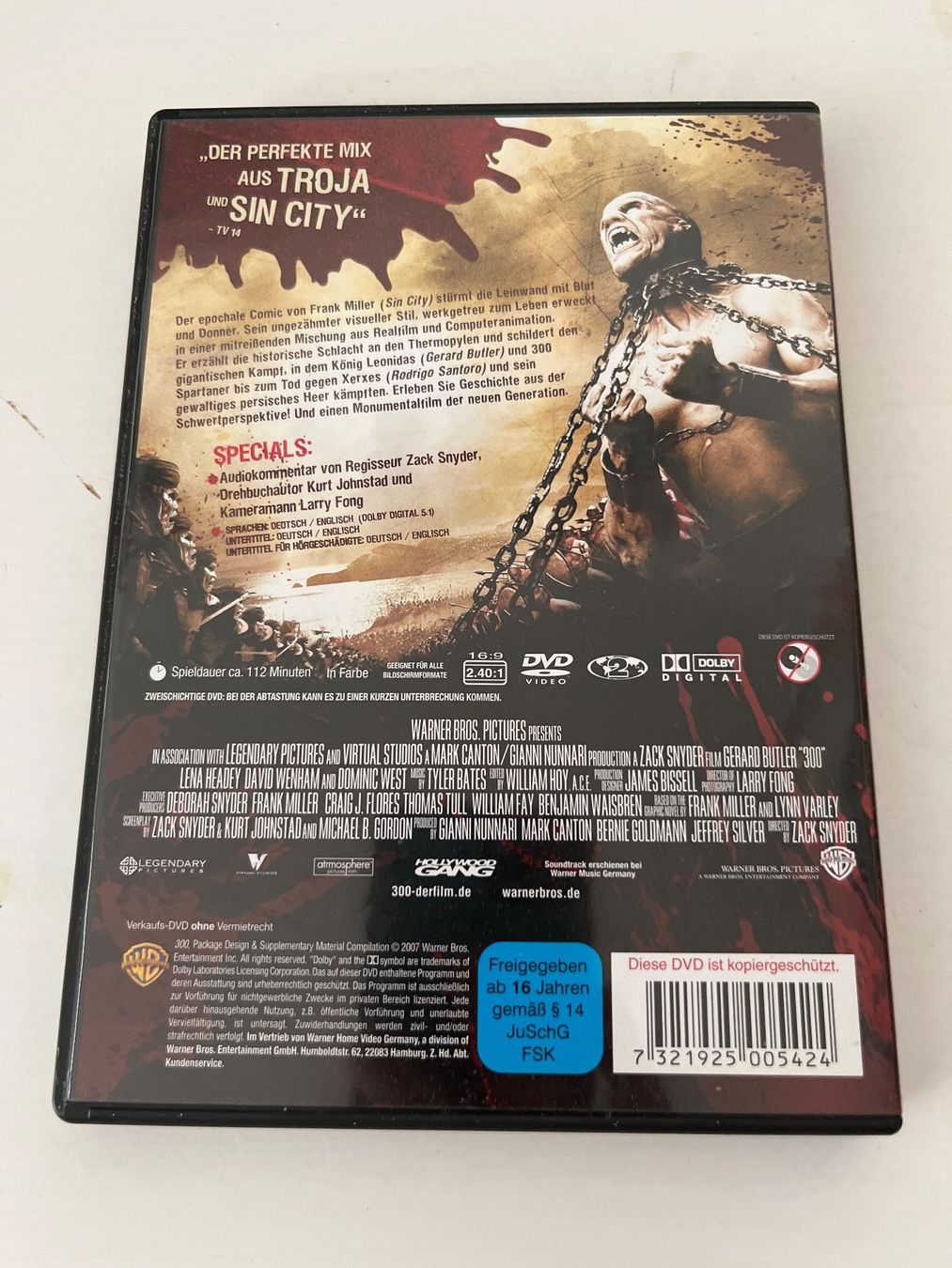 Tutti i DVDs: 300 (2006) DVD – Nuovo (secondo la descrizione) da Sierre venduto da black.box 1