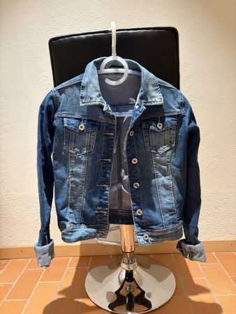 Veste en jean bleu pour femme