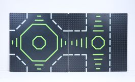 2 Stück Black Baseplate, Road