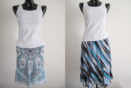 Lot de 2 jupes en blue / 2 x Rock
