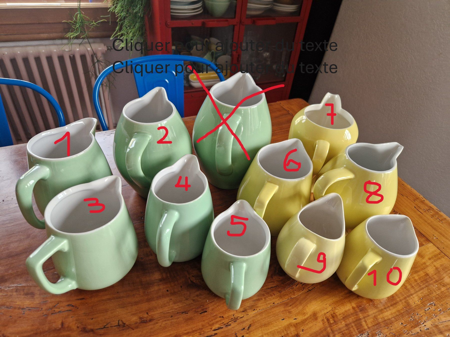 Rössler Caraffe: Pot Rössler vert – Usato da Ste-Croix venduto da gfamily