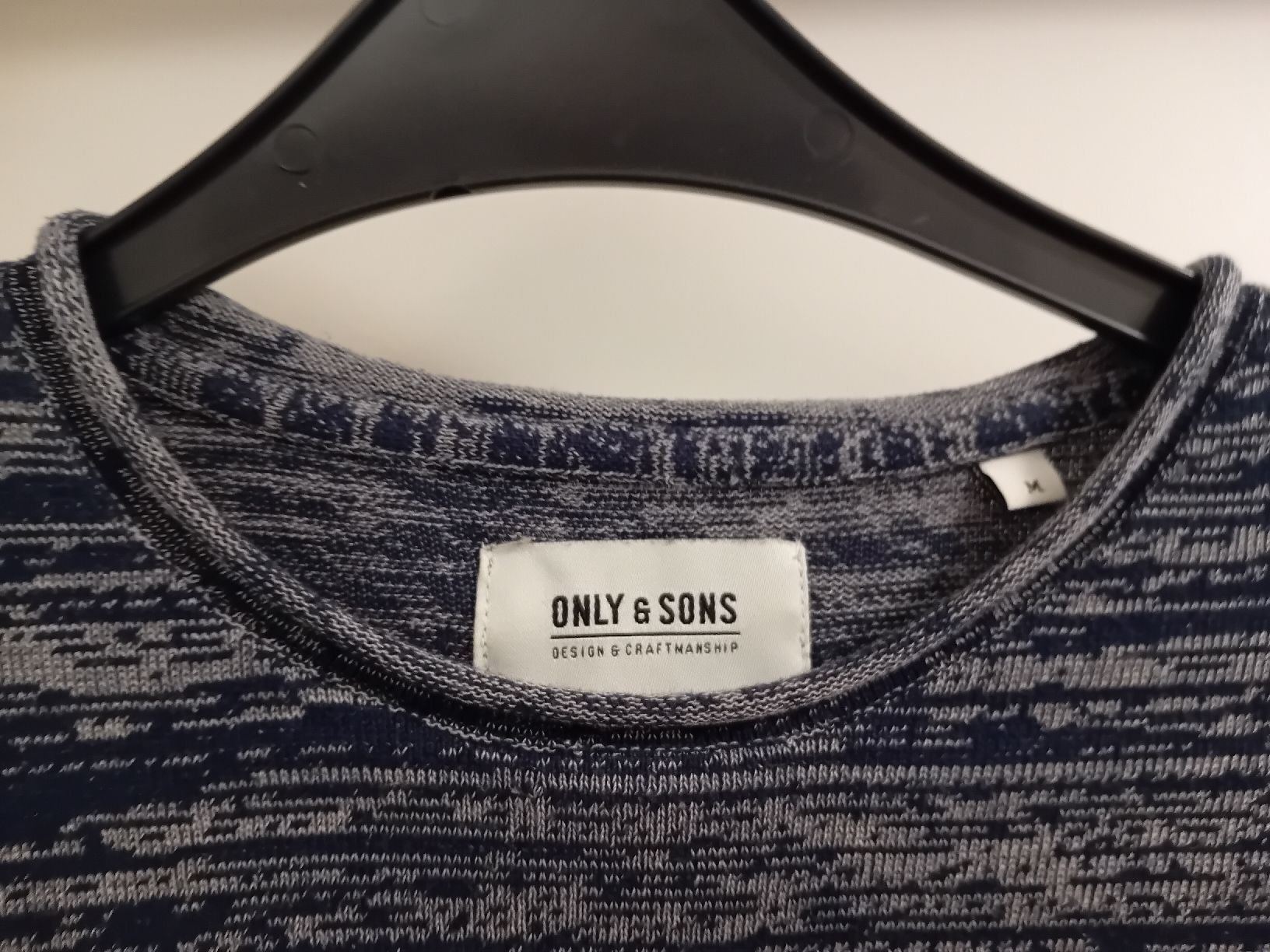 Pulls & Sweat-shirts: 🔥 ONLY & SONS HERREN PULOVER FEINSTRICK LANGARMSHIRT BLAU M – Neuf (Voir description) à Effretikon par SEMOUNA 2