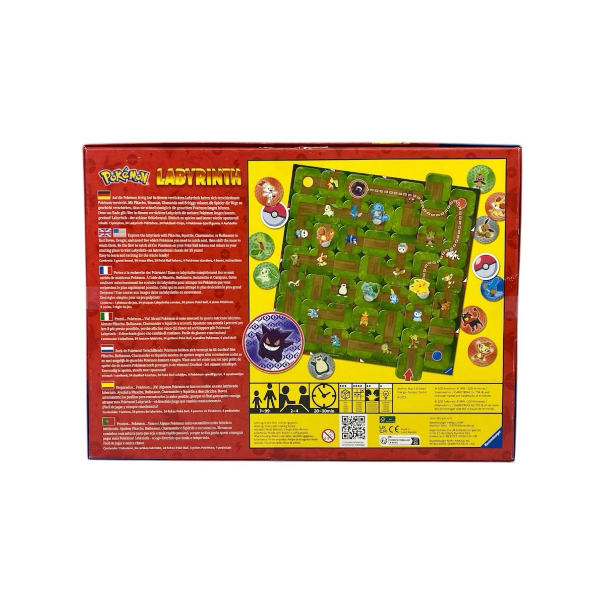 Ravensburger Giochi: Labyrinth Pokémon Ravensburger (komplett) – Usato da Teufenthal AG venduto da Retro-Stash-Shop 1