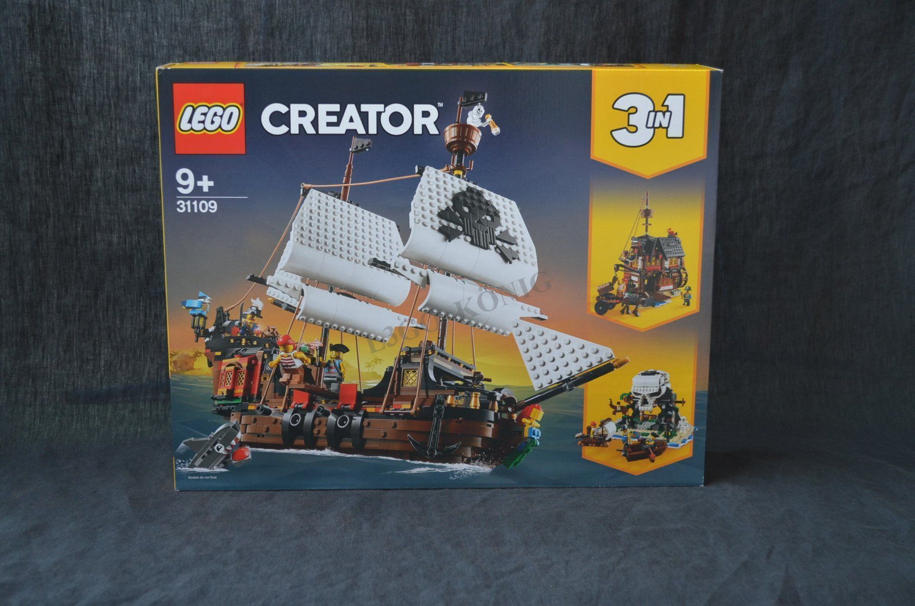 Lego Kit di costruzioni: LEGO 31109 Piratenschiff – Nuovo e nell'imballaggio originale da Wetzikon ZH venduto da LegoKoenig 3