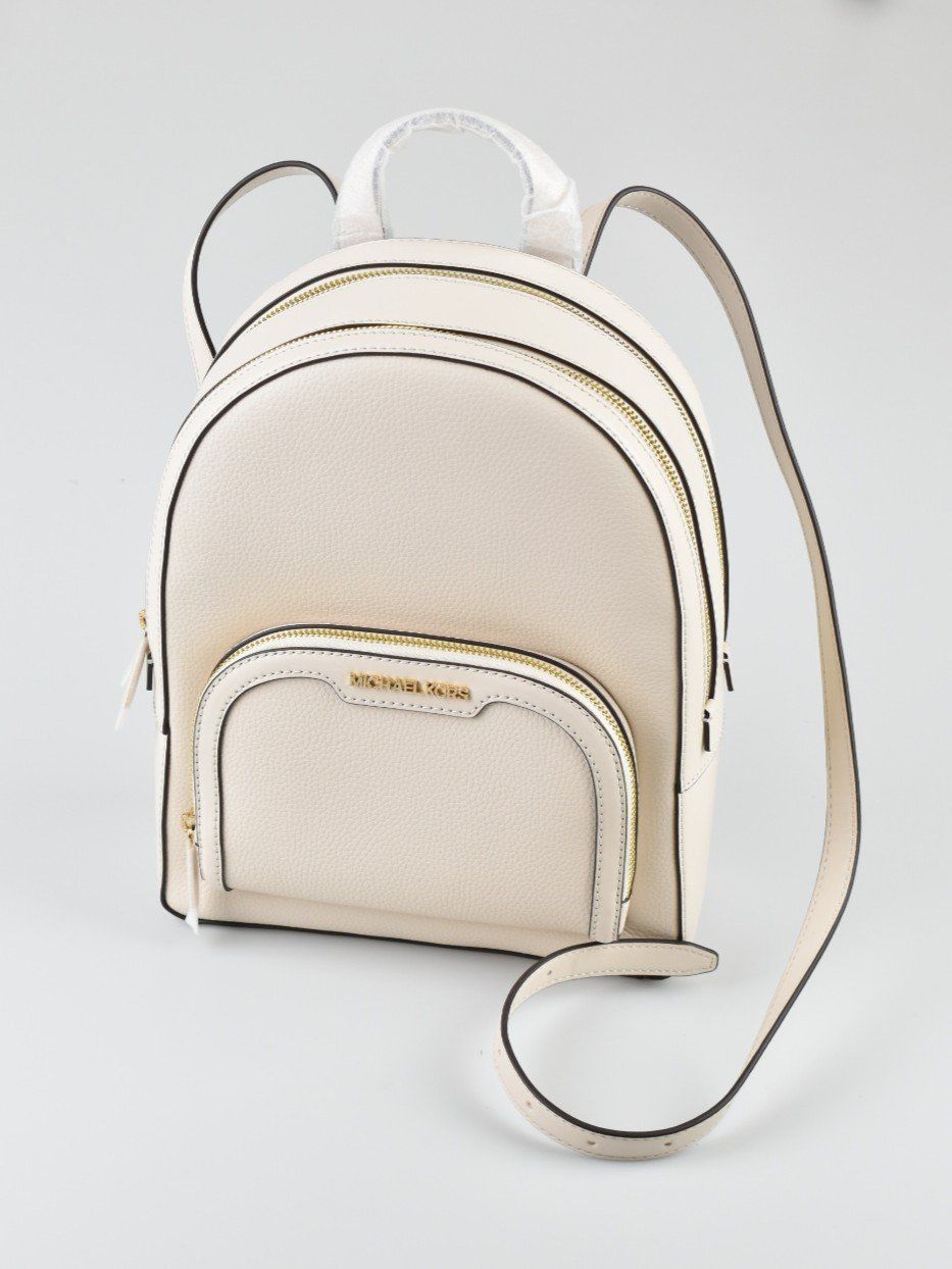 Michael Kors Zaini: Michael Kors Jaycee Rucksack, light creme, neu, Leder – Nuovo (secondo la descrizione) da Nürensdorf venduto da 2ND_STORY