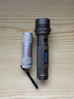 2 Taschenlampen LED Aluminium 