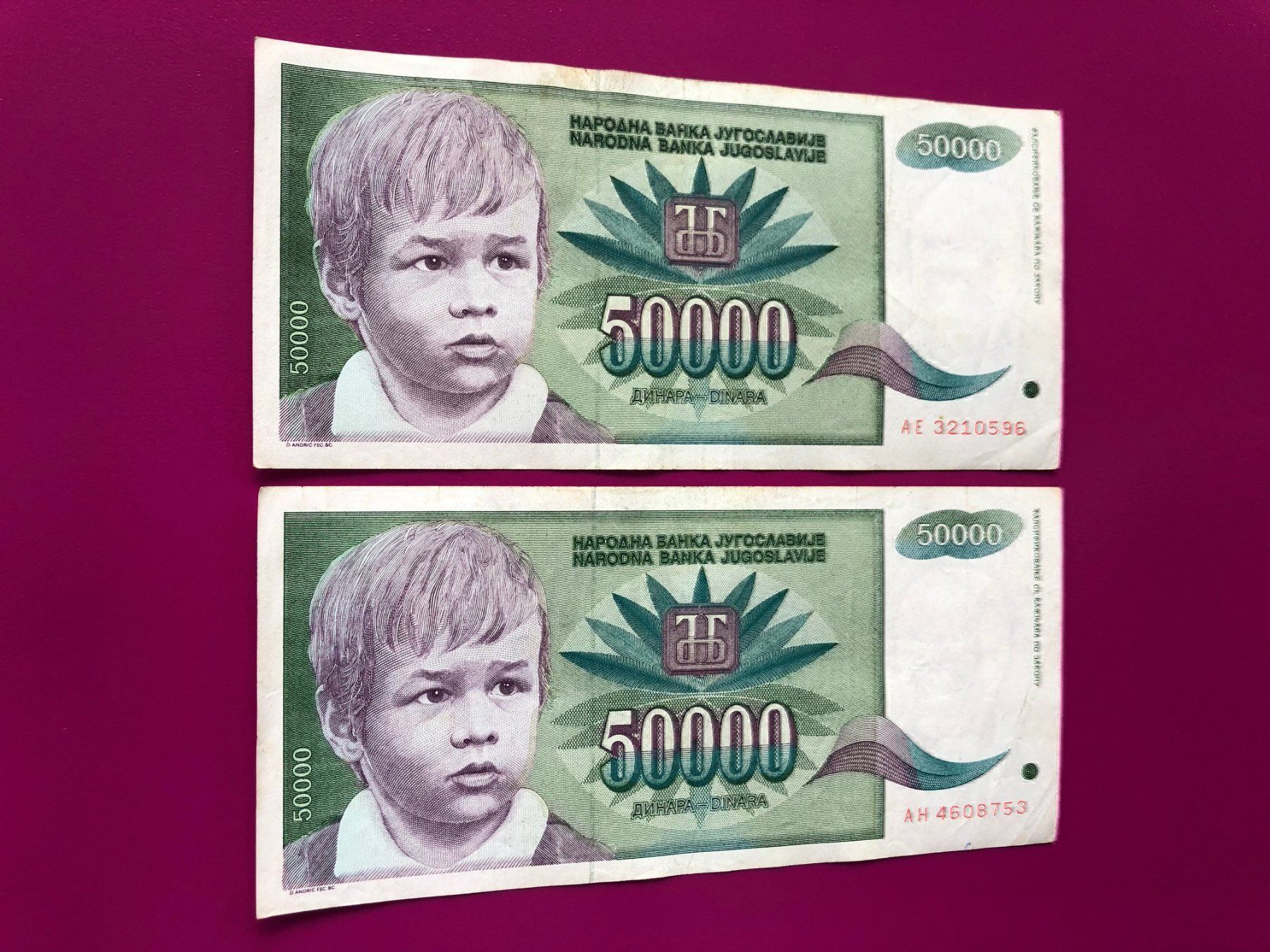 Banconote: HYPERINFLATION - Belgrad - Dinar - 2 [] – Usato da Pfäffikon SZ venduto da Sieben77