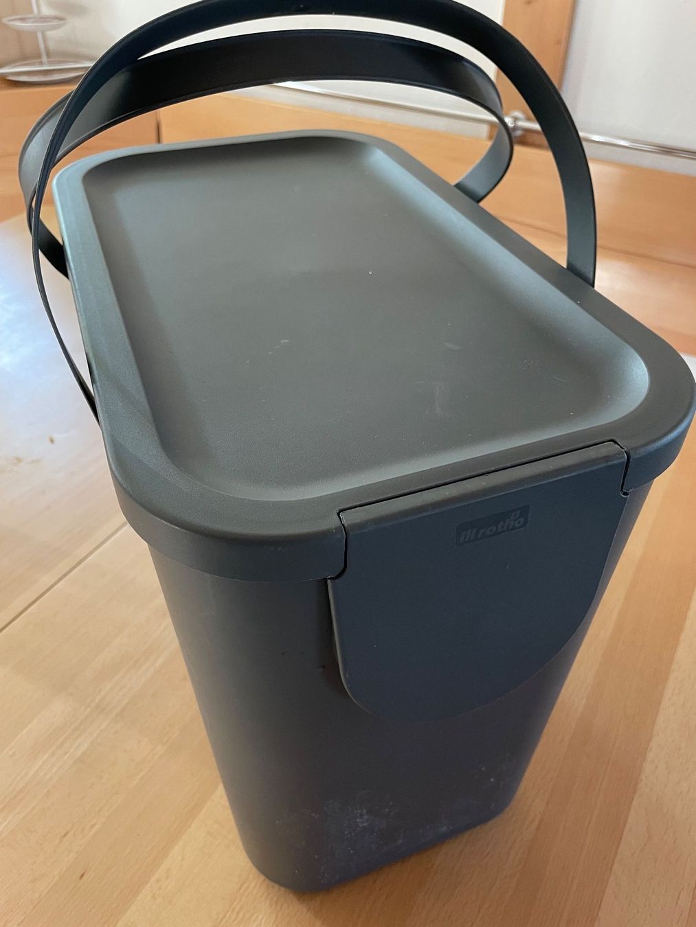 Rotho Abfalleimer: Entsorgungs / Recycling Eimer von Rotho, grau – Gebraucht aus Cham von 2eye