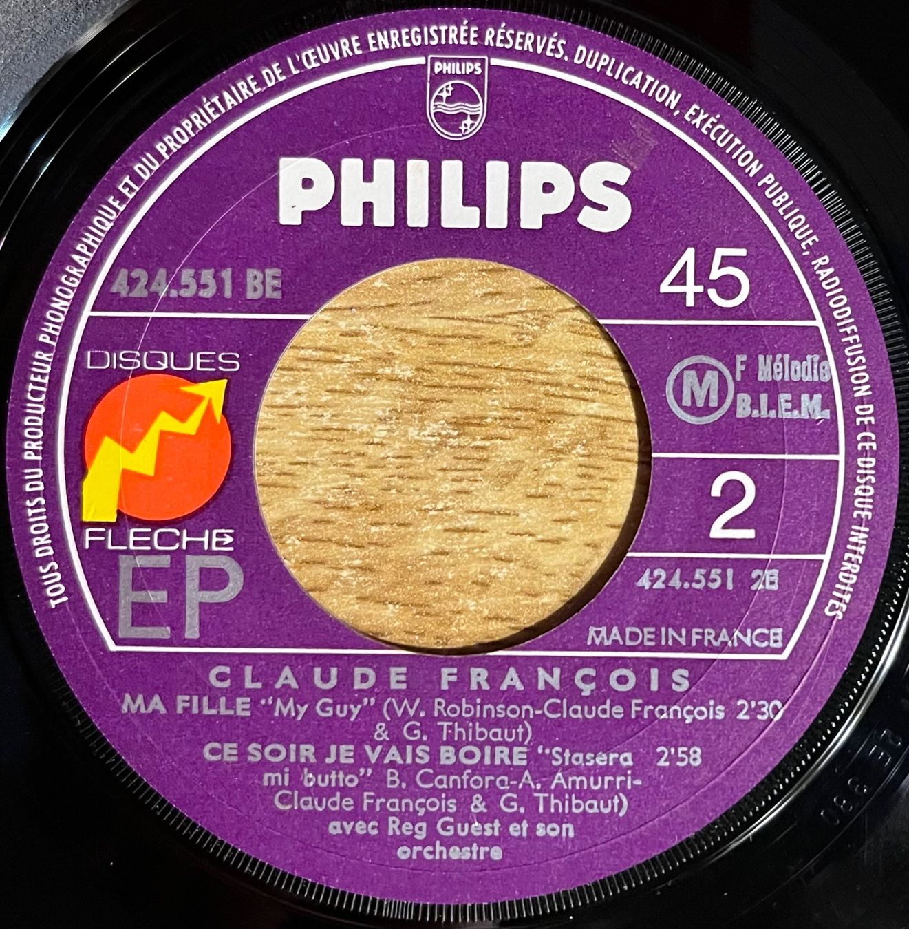 Vinyles: CLAUDE FRANCOIS - PARDON – D'occasion à Bussigny par vinyl-pas-cher 3