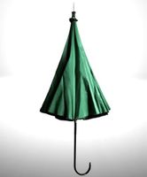 🌿 Vintage Regenschirm mit Blüten-Innennetz 🌧️🖤