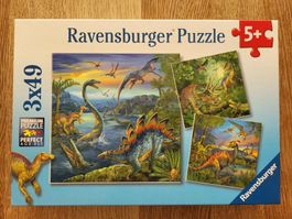 Ravensburger Puzzle Dinosaurier 3x49 Teile