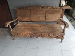 Bank Gartenbank Sitzbank Teak Holzbank Outdoorbank