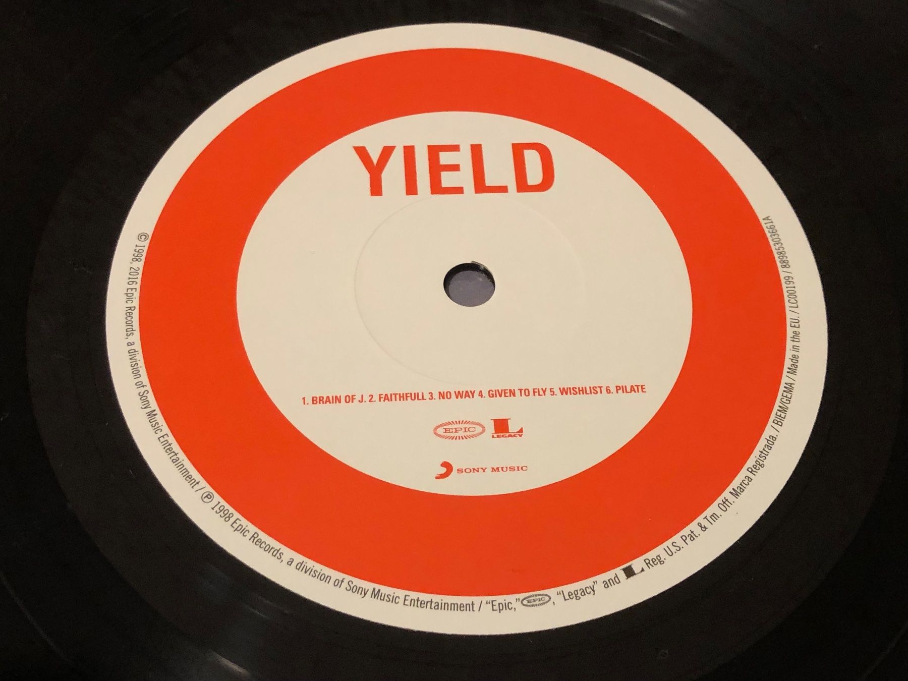 Schallplatten: PEARL JAM - YIELD LP EU 2016 ALTERNATIVE ROCK GRUNGE – Gebraucht aus Zofingen von kartengeheimniss 3