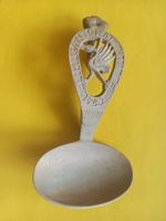 Cuillère à crème en bois - Grue, Tir cantonal Bulle, 1947