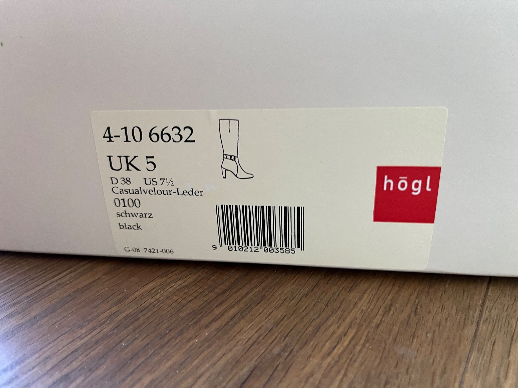 Högl Scarpe da donna: Wildlederstiefel schwarz NEU Gr. 38 – Nuovo e nell'imballaggio originale da Frauenfeld venduto da Laxmi81 3