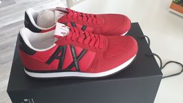 Rote Armani Exchange Sneaker Gr. 42