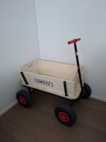 Stabiler Bollerwagen aus Holz, guter Zustand
