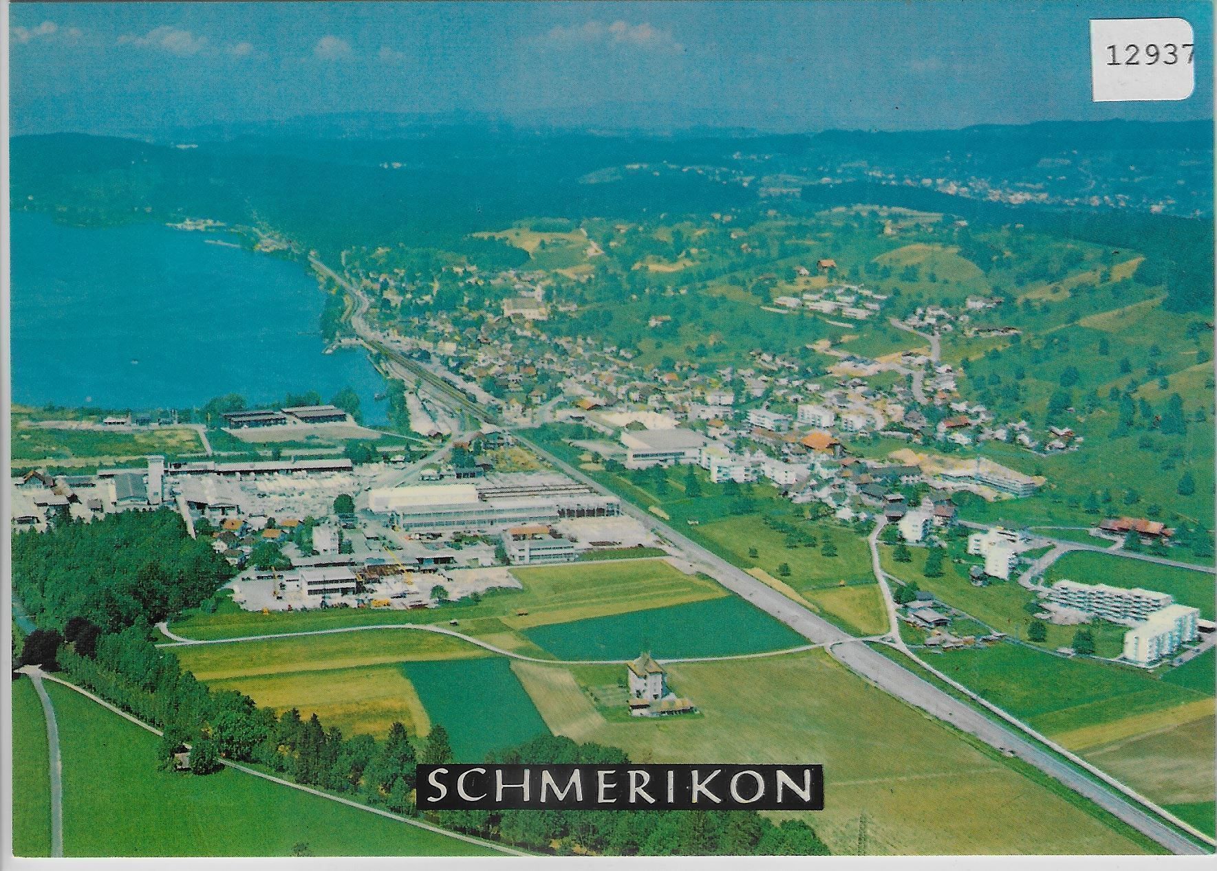 Ansichtskarten: Flugaufnahme Schmerikon SG – Antik aus Ettingen von Kartenplanet