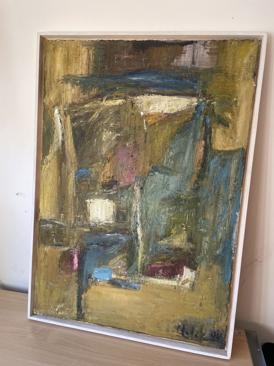 Gemälde: Olgemalde modern Art Deko Abstract  100 x 70 cm – Gebraucht aus Morges von SevArt 9