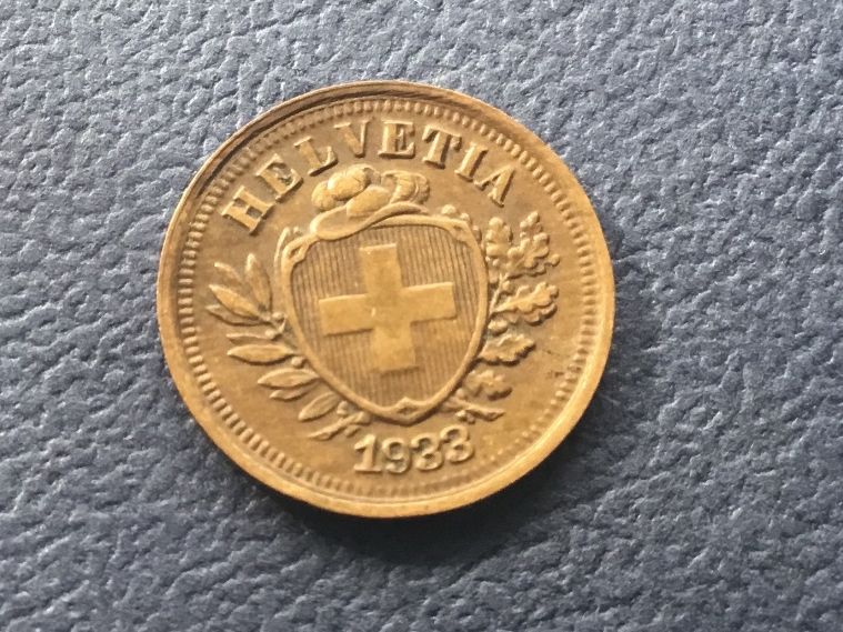 Tutti le monete: 1 Rappen 1933 VZ – Usato da St. Margrethen SG venduto da alfapeugeot10 1