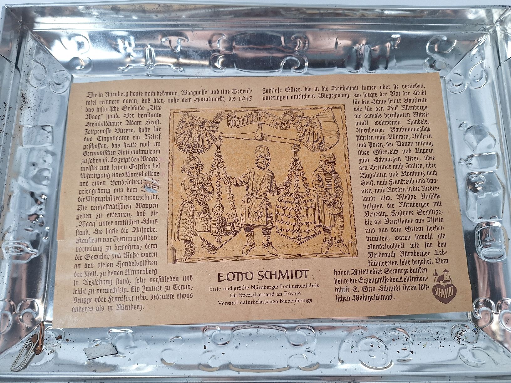 Truhen: Blechdose mit Motiv Nürnberg 1599 SCHMIDT – Gebraucht aus Horw von lee_mml6 6
