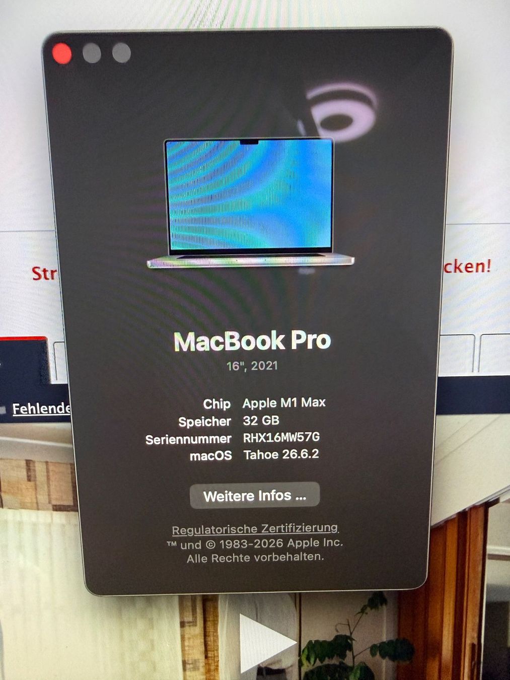 Apple Notebook: MacBook Pro (16-inch, 2021) – Usato da Kriens venduto da erpi01 2