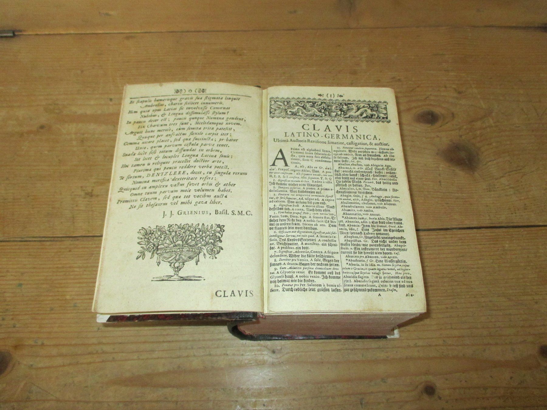 Libri: Clavis Linguae Latinae, 1713 – Usato da Flims - Dorf venduto da Stagediver 3