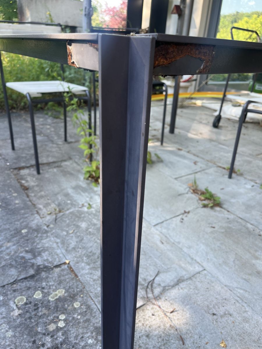 Tables: Gartentisch Glas mit Metallrahmen – D'occasion à Seuzach par Pasc_fr 5