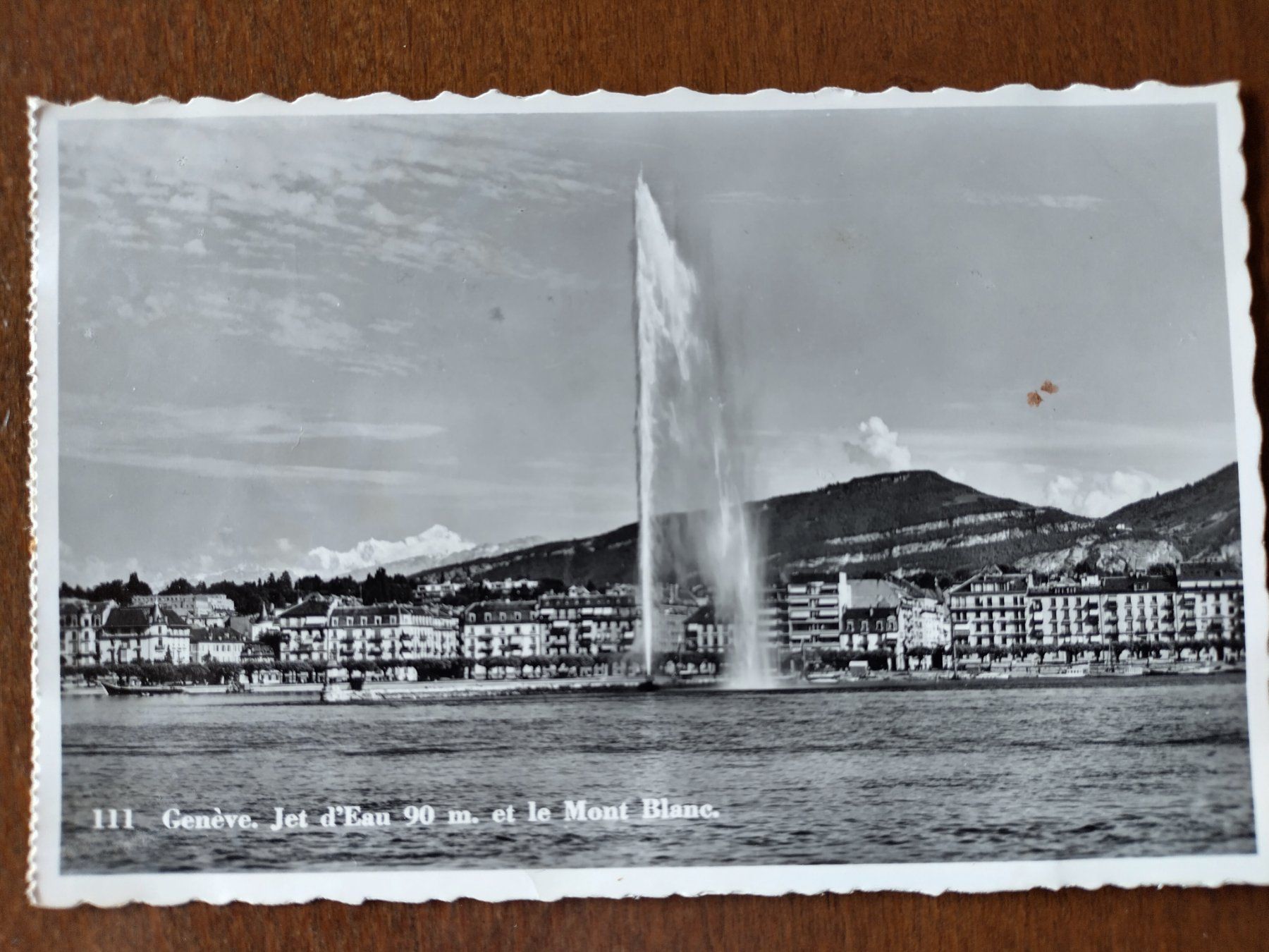 Cartes postales: Ansichtskarte Genève s/w 1946 – D'occasion à Wildhaus par Hukwildhaus 1