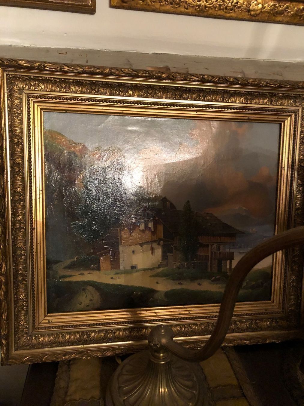 Dipinti: LANDSCHAFT. Antik. Öl auf Leinwand. – Usato da Wald ZH venduto da mlnt 2