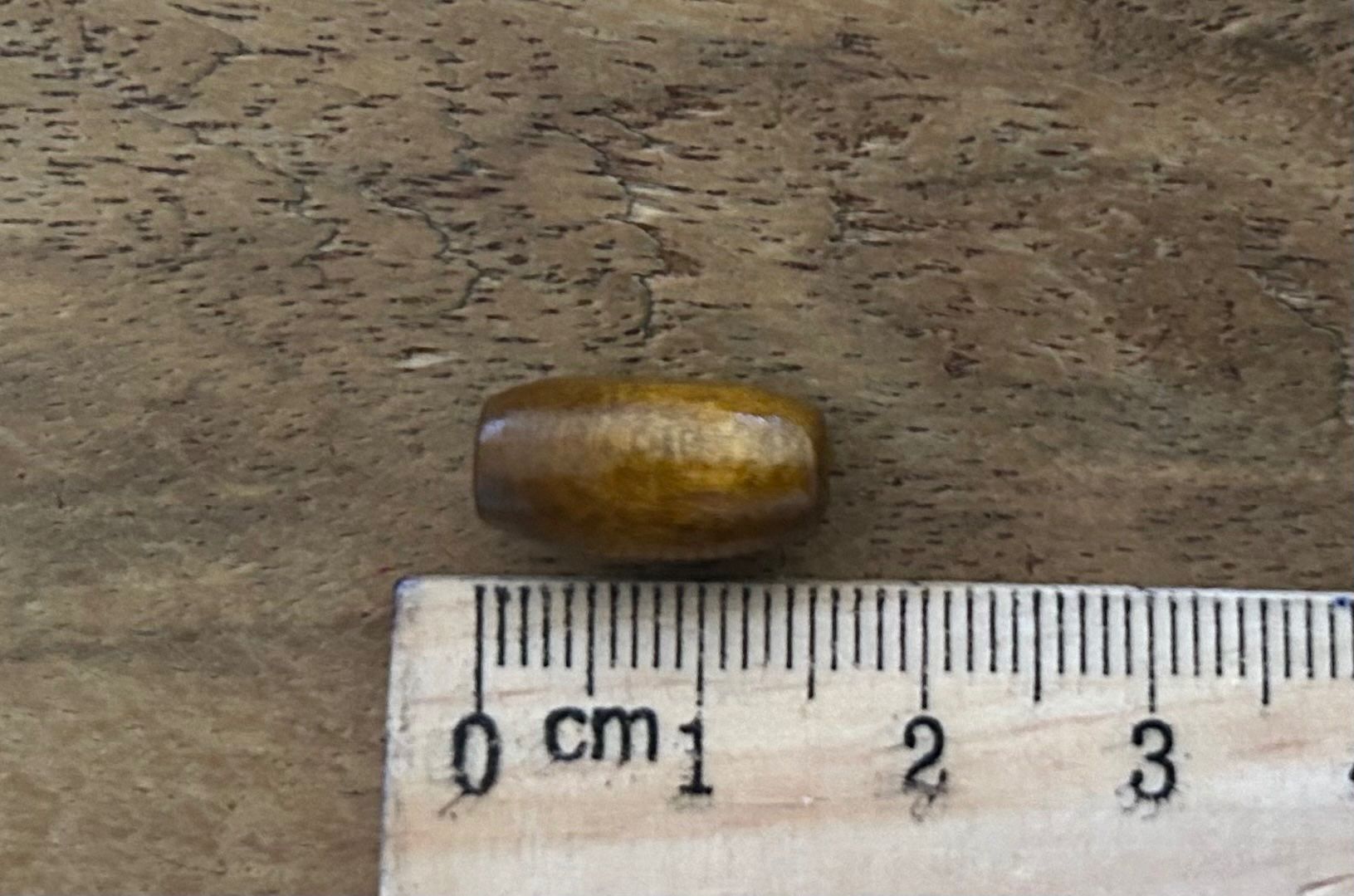 Perles (synthétiques): Holzperlen 15mm Oval, ca 50 Stück – Neuf avec emballage d'origine à Geneve par vane267 1