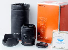 Sony 1:1.4/35mm, G-Series, SAL-35F14G. A-Mount. NP CHF 1‘600