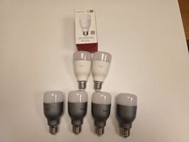 6x Yeelight Smart LED Bulb E27