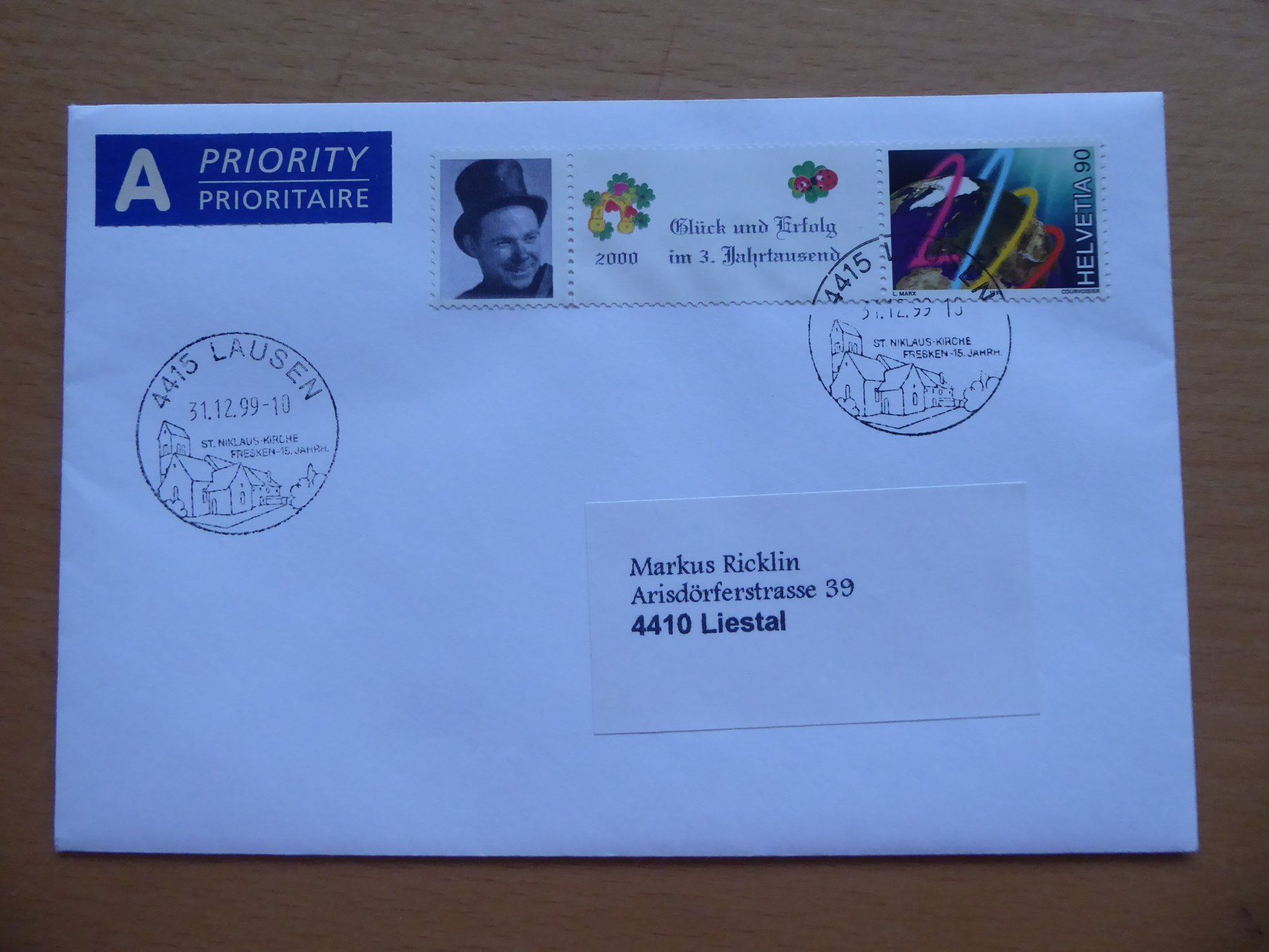 Alle Briefmarken: Millennium Ausgabe Privat – Gebraucht aus Rothrist von swisstools