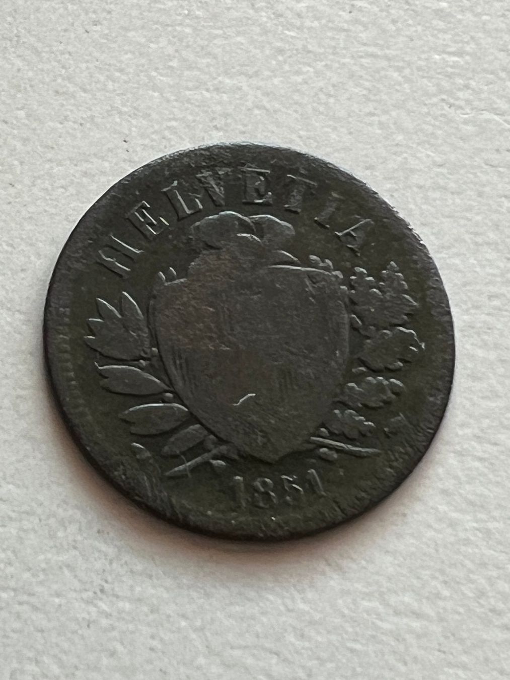 Toutes les monnaies: 2 Rp. 1851 – D'occasion à Schötz par Odpa