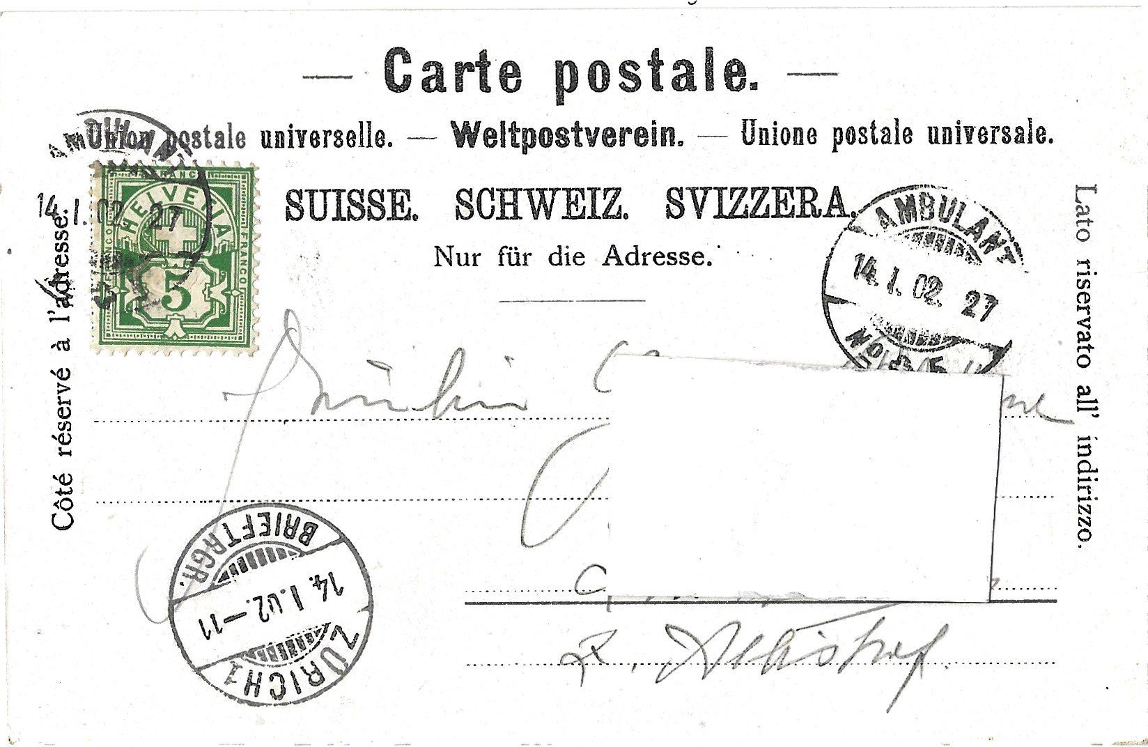 Cartoline postali: 14947    Gruss   aus   Brugg . – Usato da Bütschwil venduto da Jackson1A 1