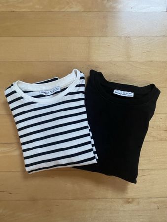 Bershka Cropped Longsleeves 2er Set