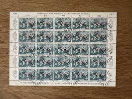 Schweiz - 1965 ZNr 431 Kleinbogen mit ET Stempel 