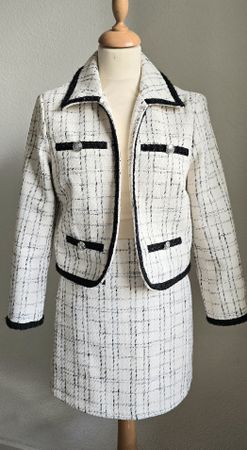 Ensemble tailleur veste & jupe Morgan taille 34, neuf!