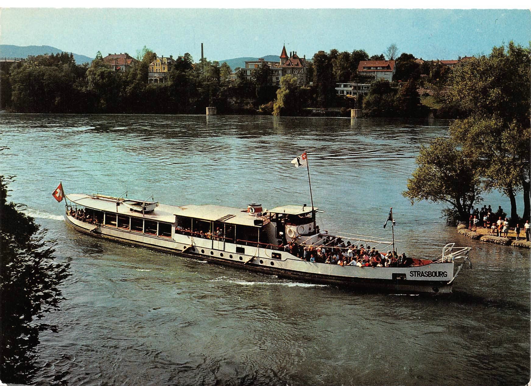 Cartoline postali: Schiff Strasbourg bei Rheinfelden – Usato da Ottikon b.Kemptth. venduto da Neptun1974