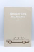 Mercedes 200D / 240D / 300D 1983 Prospekt