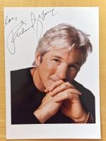 Richard Gere, Original Autogramm auf Foto in Farbe