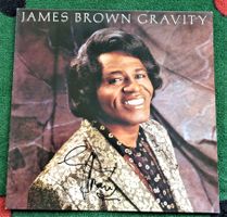 James Brown / Gravity 1986 Vinyl Lp Signed
