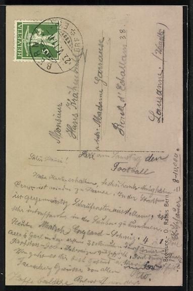 Cartoline postali: AK Bern, Neubau des Bund, 1911 – Usato da Berlin venduto da bartko-reher 1